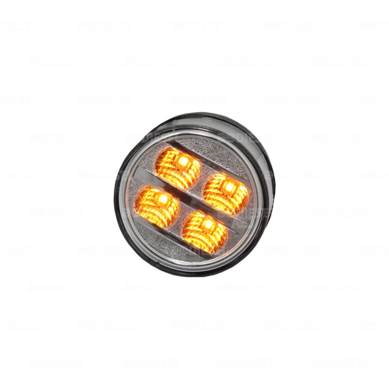 PLAFÓN 12V/24V LED ÁMBAR M/CRI 70MM