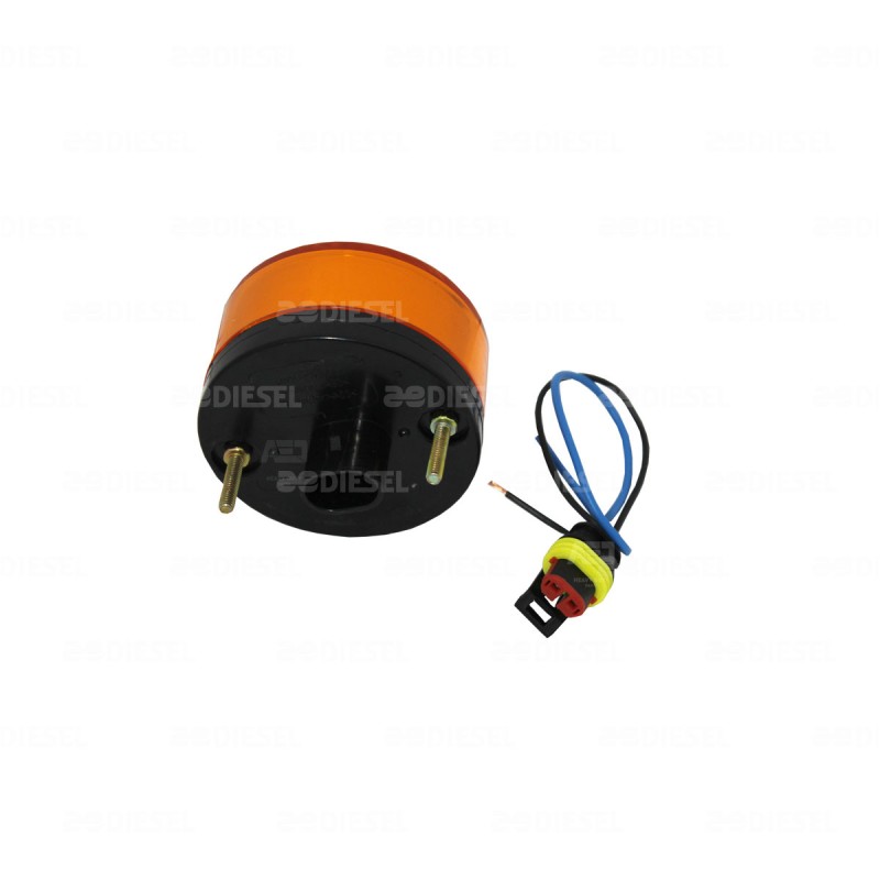 PLAFÓN 12V/24V LED ÁMBAR 70MM