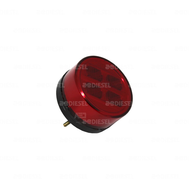 PLAFÓN 12V/24V LED ROJO 70MM