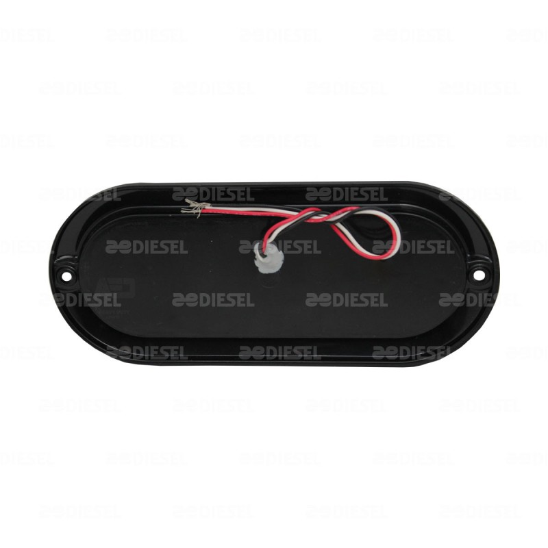 PLAFÓN 12/24V 21 LED OVALADO ROJO NEGRO PLANO ALTA/BAJA/FIJA