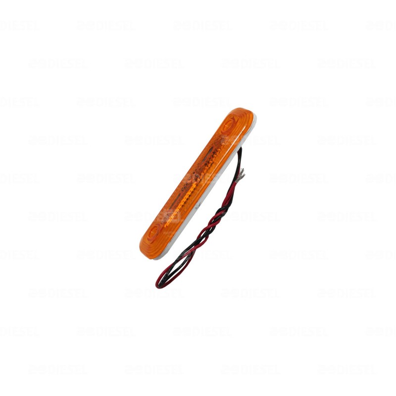 PLAFÓN 12/24V 3 LED LATERAL ÁMBAR FIJA