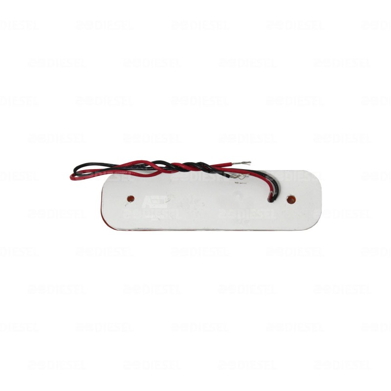 PLAFÓN 12/24V 3 LED LATERAL ROJO FIJA