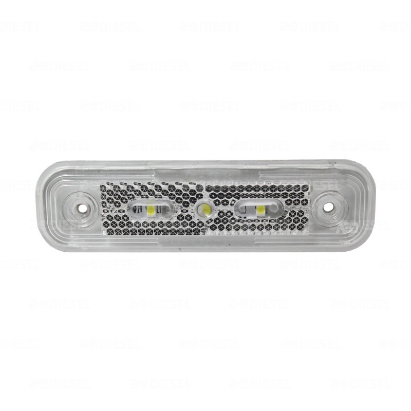 PLAFÓN 12/24V 3 LED LATERAL BLANCO FIJA