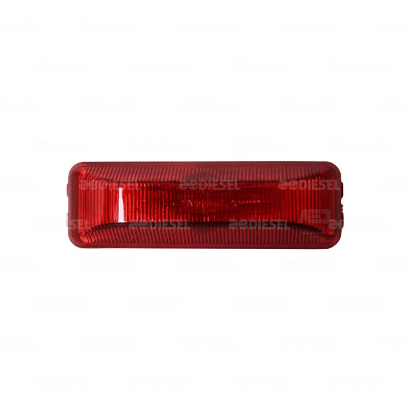 PLAFÓN 12V ROJO FOCO S/BASE 2747
