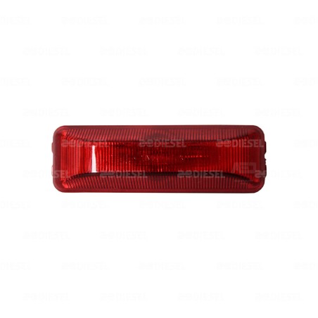 PLAFON 12V ROJO FOCO S/BASE 2747