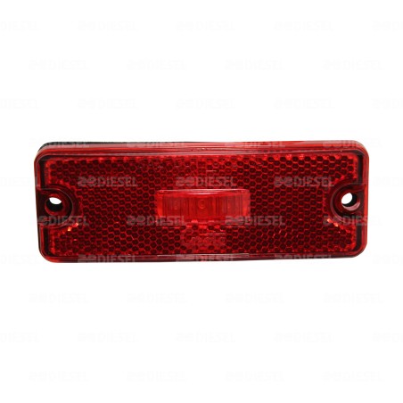 PLAFÓN 12V/24V LED LATERAL ROJO DESCONTINUADO