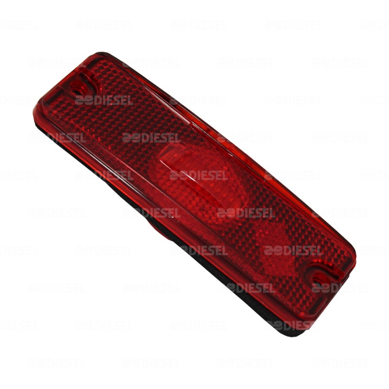 PLAFÓN 12V/24V LED LATERAL ROJO DESCONTINUADO