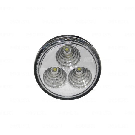 FARO 12V/24V 9W 3 LEDS 80mm 6000W 1PZ