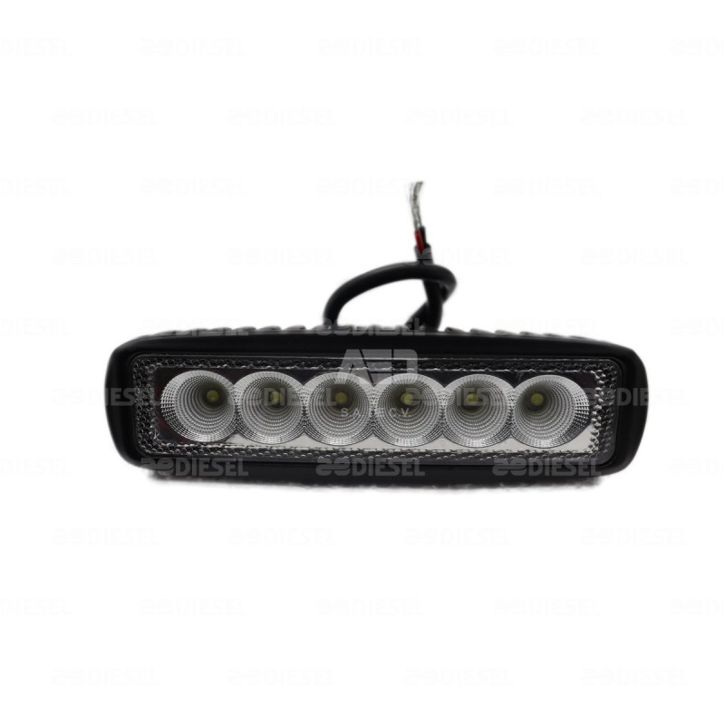 FARO 12V/24V 6 LEDS 150mm BLANCO 6500K 8924