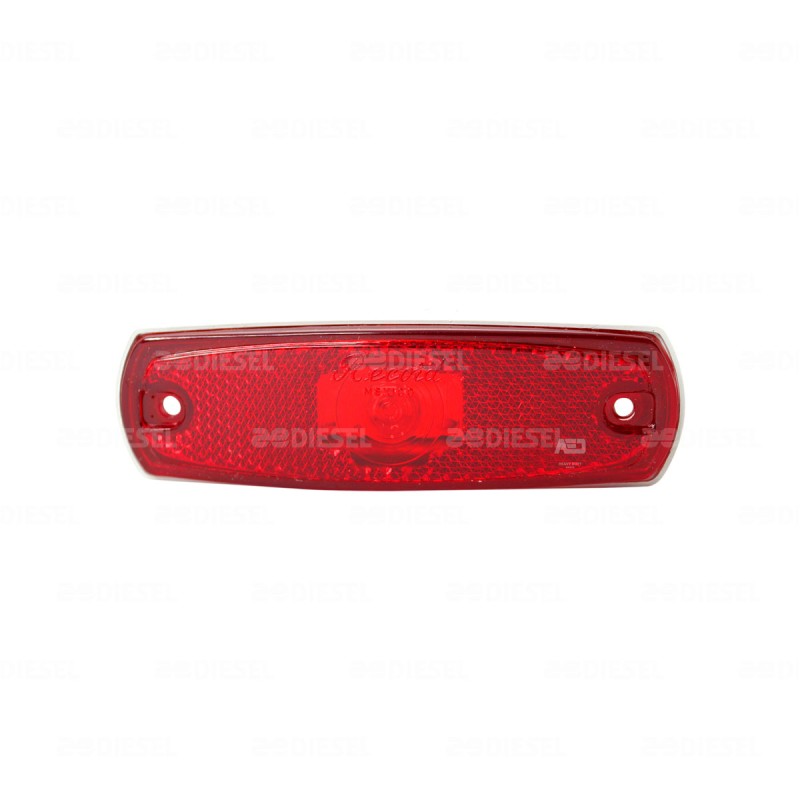 PLAFÓN 24V 3 LEDS 6038 ROJO