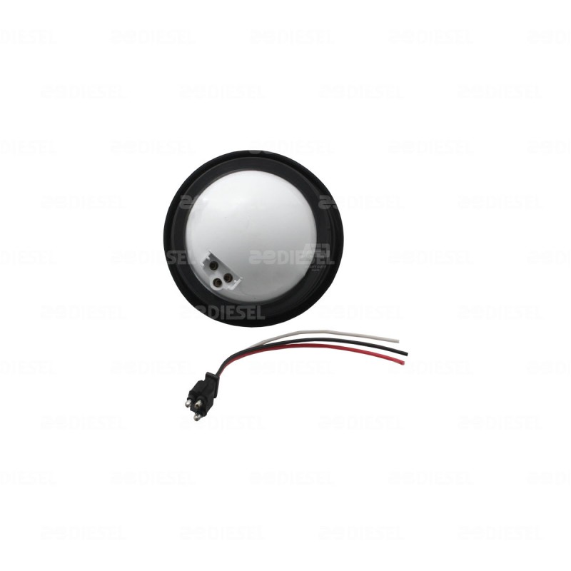 PLAFÓN 12V 39 LEDS ÁMBAR MICA CRISTAL EST