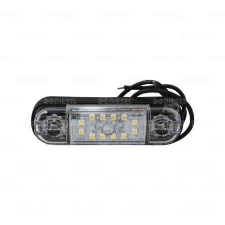 PLAFÓN 12V/24V 12LED CRISTAL