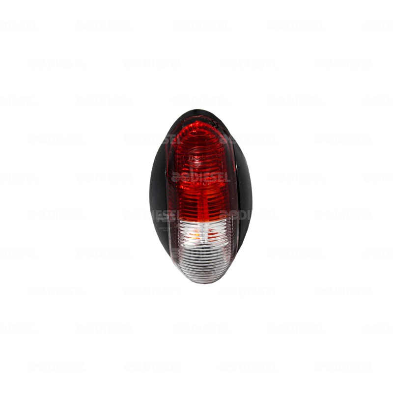 PLAFÓN 12V/24V ROJO BLANCO P/EXTERIOR