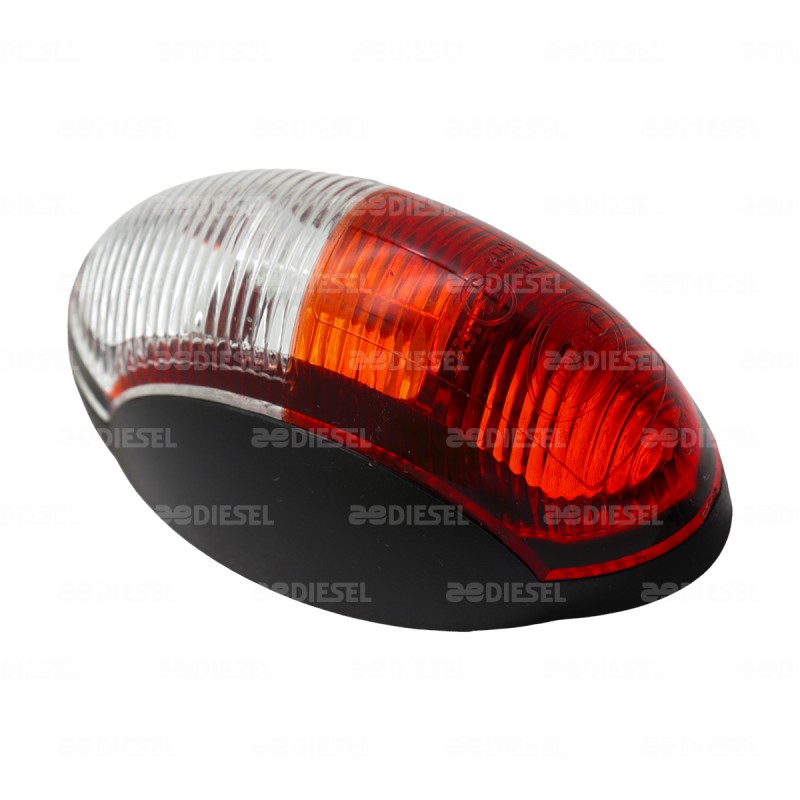 PLAFÓN 12/24V ROJO BLANCO P/EXTERIOR