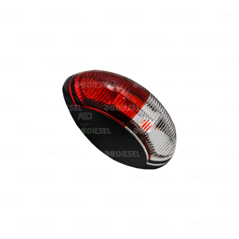 PLAFÓN 12V/24V ROJO BLANCO P/EXTERIOR