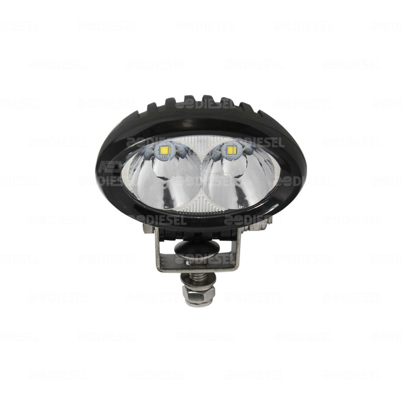 FARO 12V/24V 2 LEDS OVALADO LARGO ALCANCE