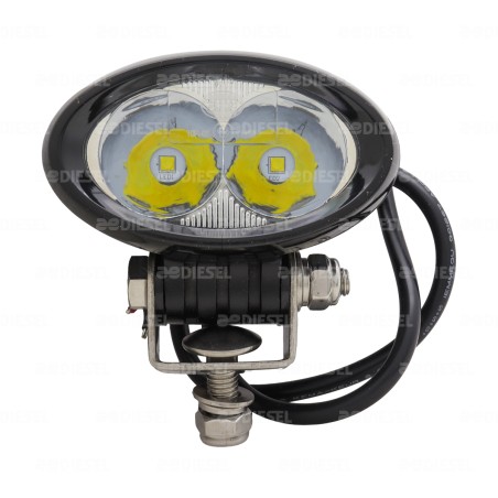 FARO 12/24V 2 LEDS OVALADO LARGO ALCANCE