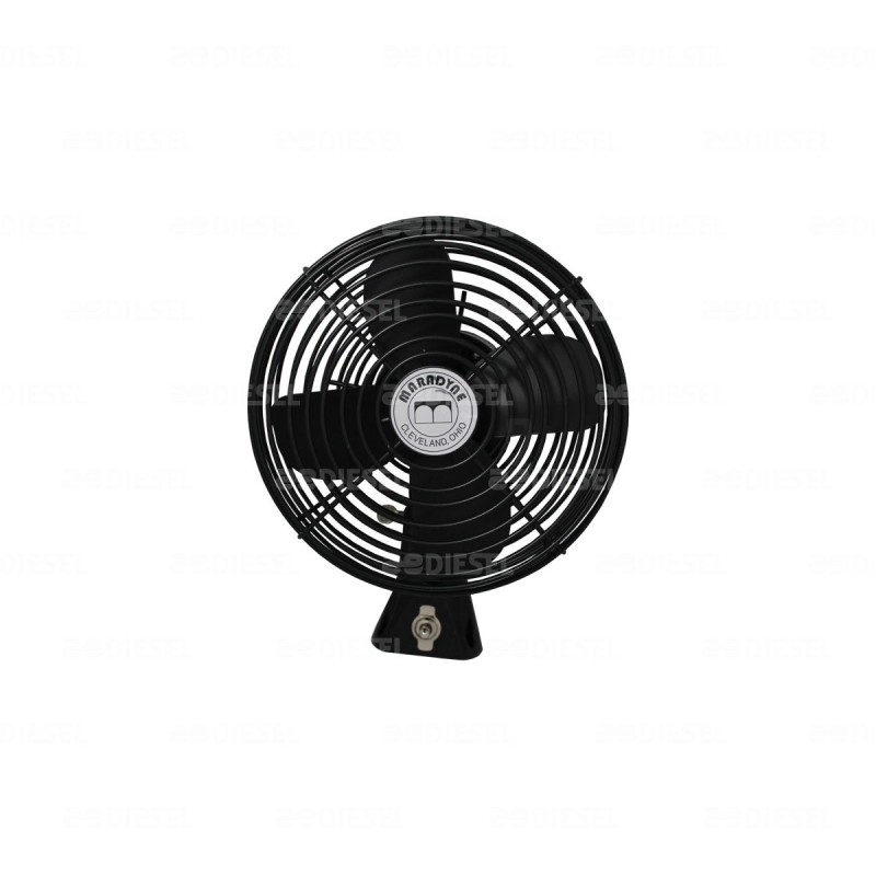 VENTILADOR 12V 3000 NEGRO 2 VELOCIDADES PALANCA