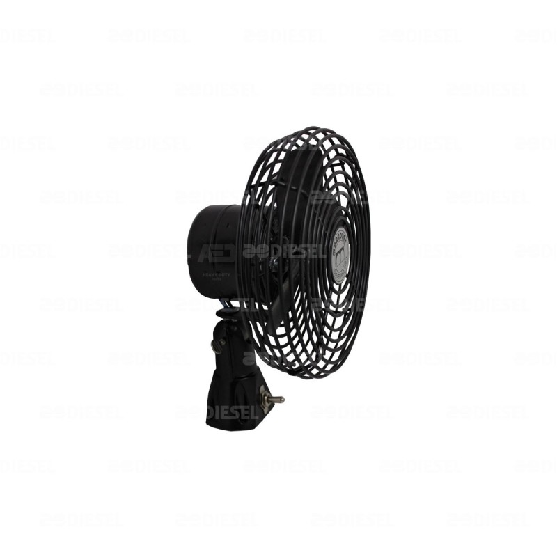 VENTILADOR 12V 3000 NEGRO 2 VELOCIDADES PALANCA