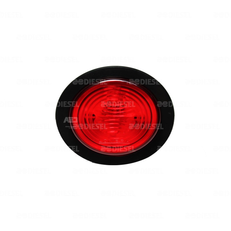 PLAFÓN 24V ROJO REDONDO 2-1/2"GOMA DESCONTINUADO