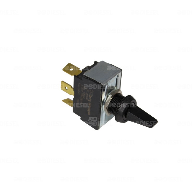 INTERRUPTOR 2 PASOS 3 TERMINALES MOMENTANEO PALANCA CORTA