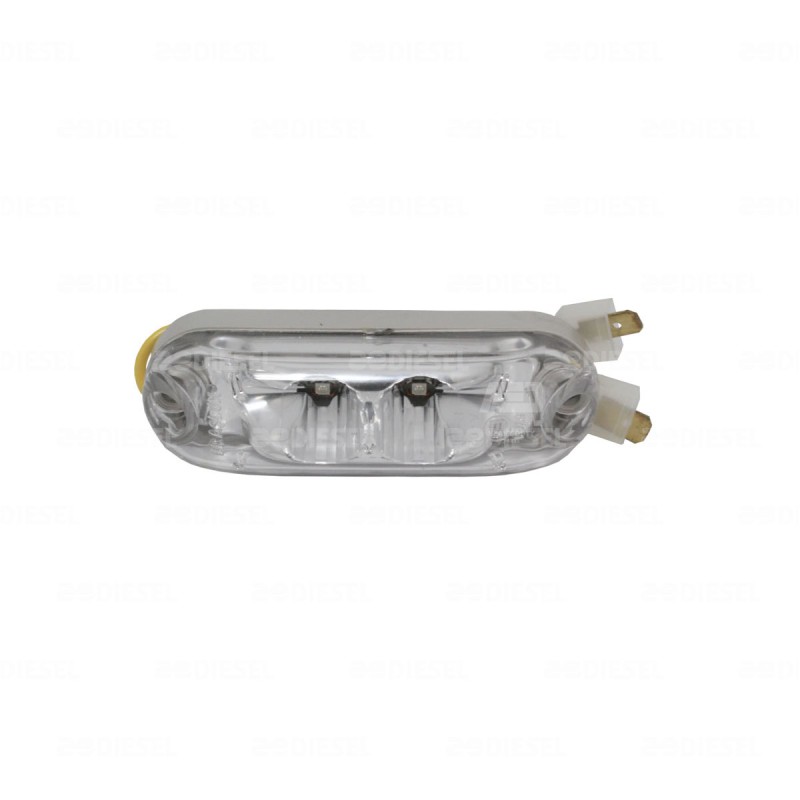 PLAFÓN 24V LED ÁMBAR MICACRISTAL ESPEJO.