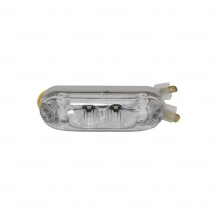 PLAFON 24V LED AMBAR MICA CRISTAL,  PARA ESPEJO NEOBUS N10 360 NEW ROAD