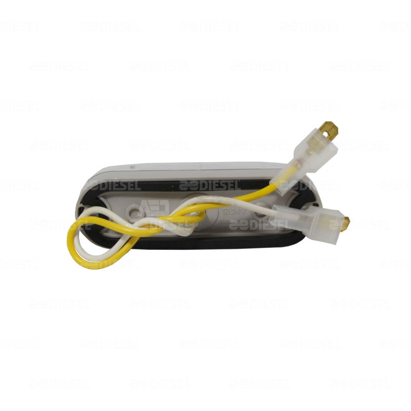 PLAFÓN 24V LED ÁMBAR MICACRISTAL ESPEJO.