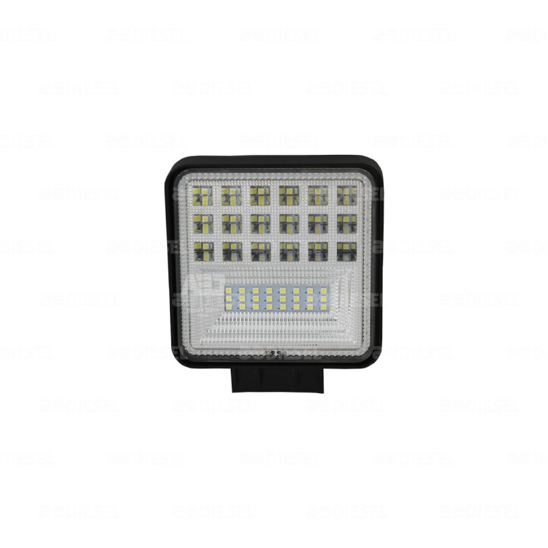 FARO 12V/24V LED BLANCO C/ARO AZUL DELGA 1PZ
