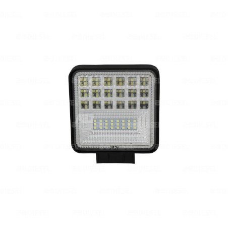 FARO 12V/24V LED BLANCO C/ARO AZUL DELGA 1PZ
