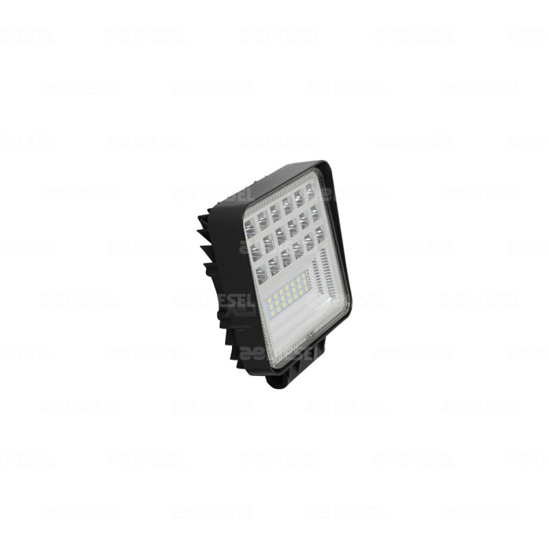 FARO 12V/24V LED BLANCO C/ARO AZUL DELGA 1PZ