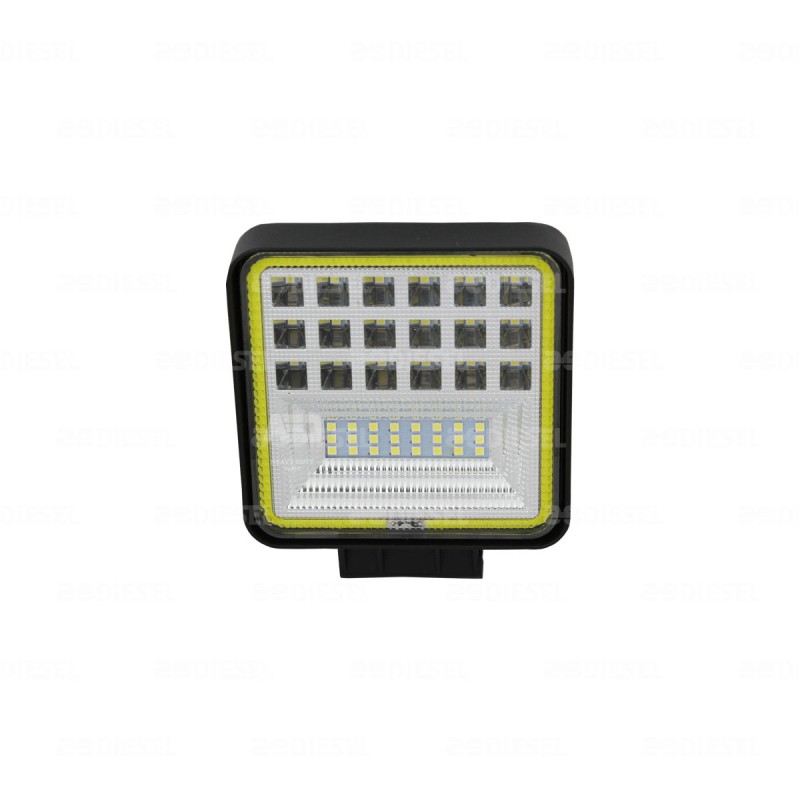 FARO 12V/24V LED 100mm BLANCO C/ARO BLANCO 1PZ