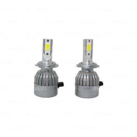FOCO H7 12V/24V LED JUEGO 3800LM CON VENTILADOR