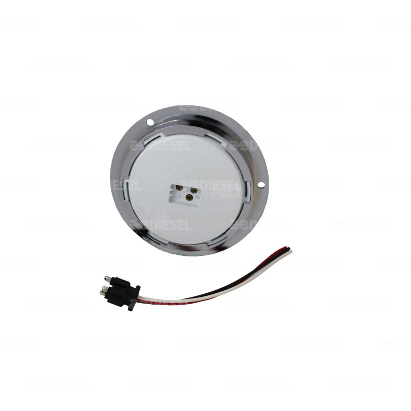 PLAFÓN 12/24V 6 LED 4" BLANCO NEÓN CROMADO ALTA/BAJA/FIJA
