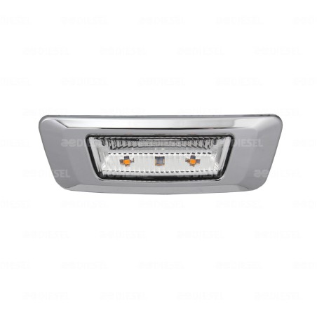 PLAFON 12V LED LAT AMBAR CROMO KW T680