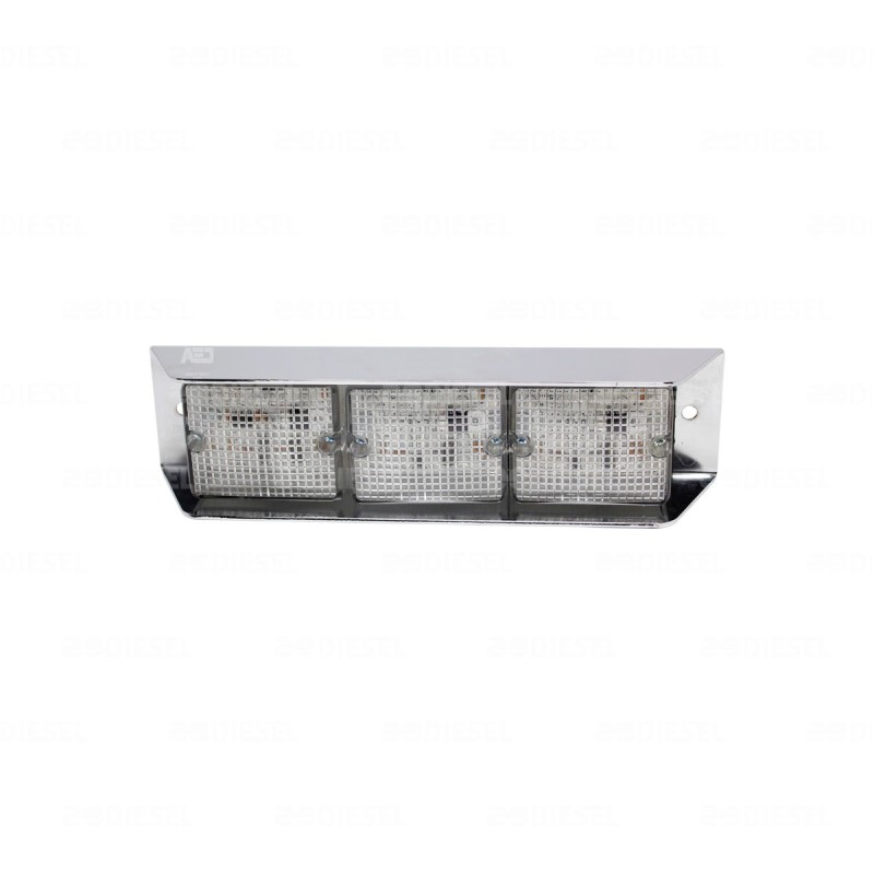PLAFÓN 60LED TRIPLE BLINDADO STROBO