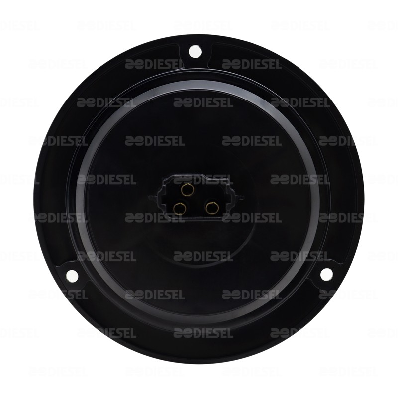 PLAFÓN 12V 9 LED 4" ÁMBAR NEGRO ALTA/BAJA