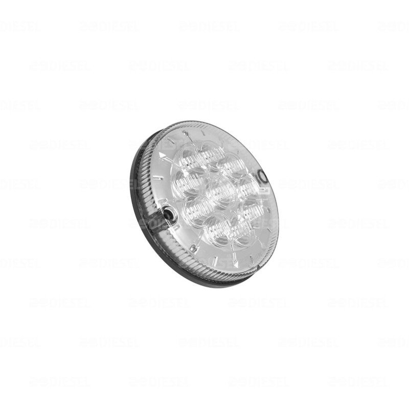 PLAFÓN 12V LED ÁMBAR DIREC MICA CRISTAL