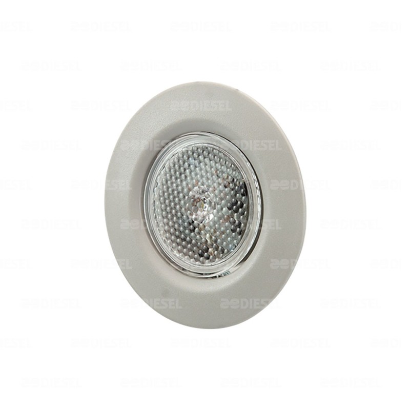PLAFÓN 12V/24V LED 65MM GRIS