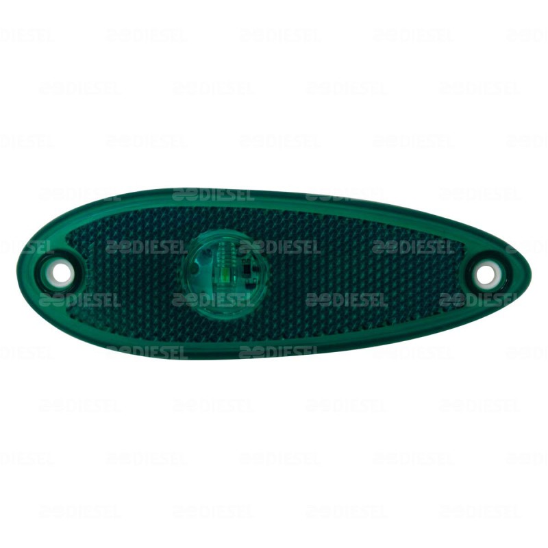 PLAFÓN 12V/24V LED VERDE