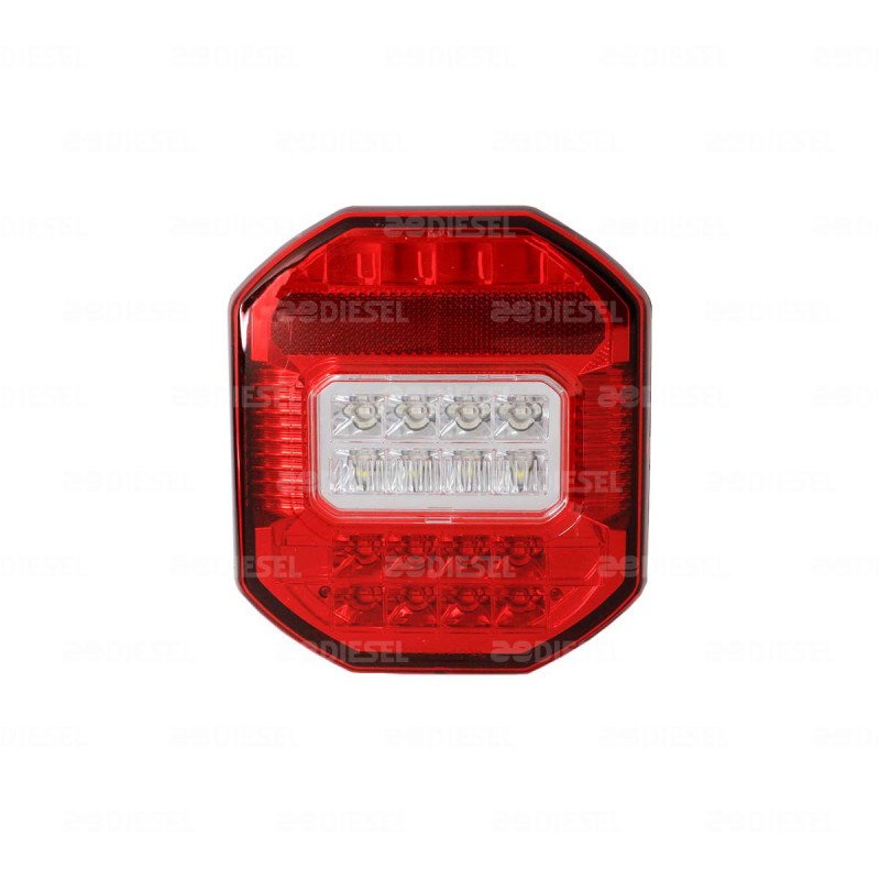CALAVERA 12/24V LED TIPO JEEP 4 FUNC