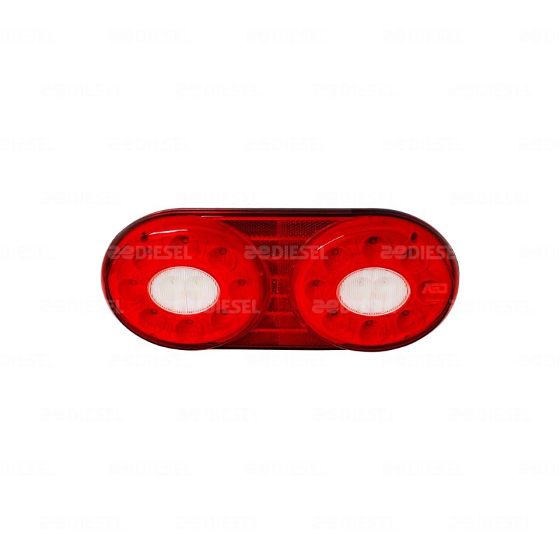 CALAVERA 12/24V LED DOBLE