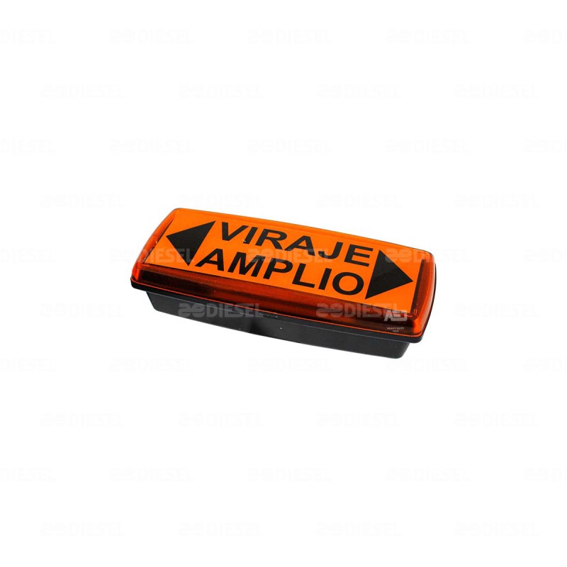 PLAFÓN 12V/24V TRASERO ÁMBAR GIRO AMPLIO