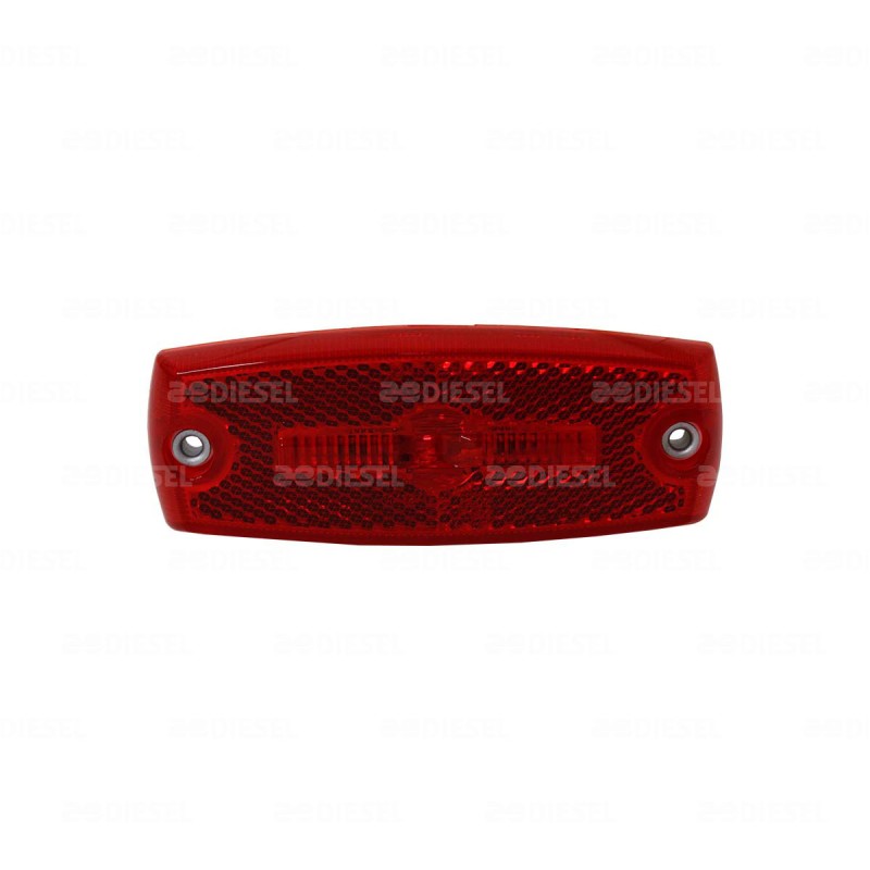 PLAFÓN 12V/24V LED LATERAL ROJO
