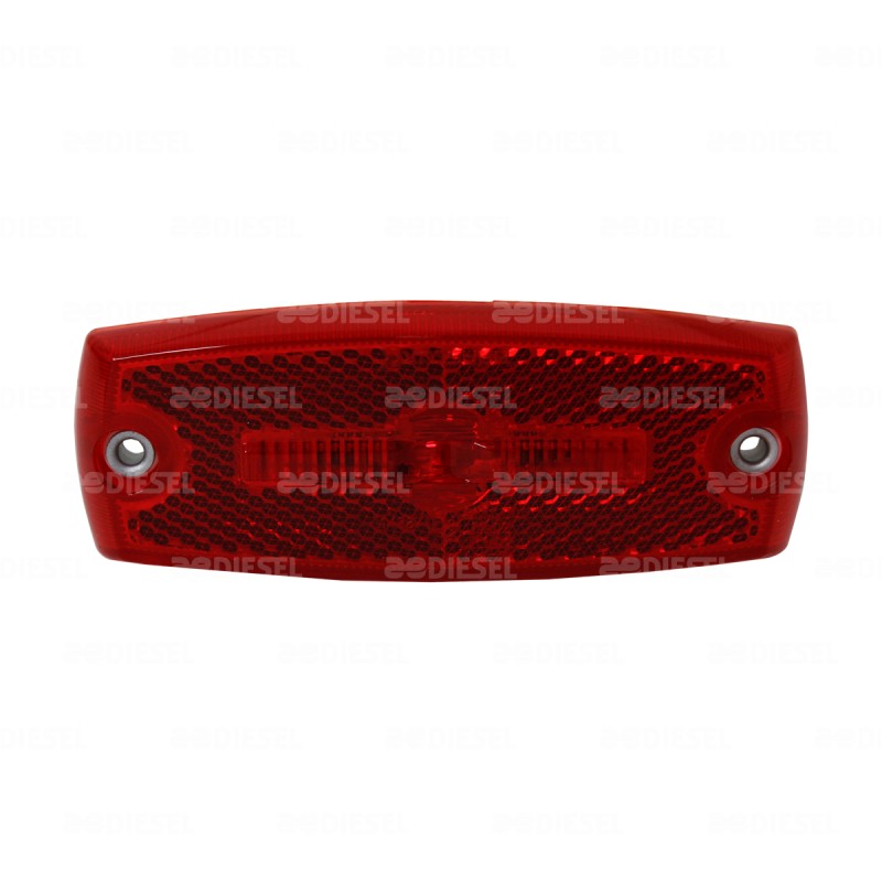 PLAFÓN 12V/24V LED LATERAL ROJO BUSSCAR