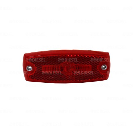 PLAFÓN 12V/24V LED LATERAL ROJO
