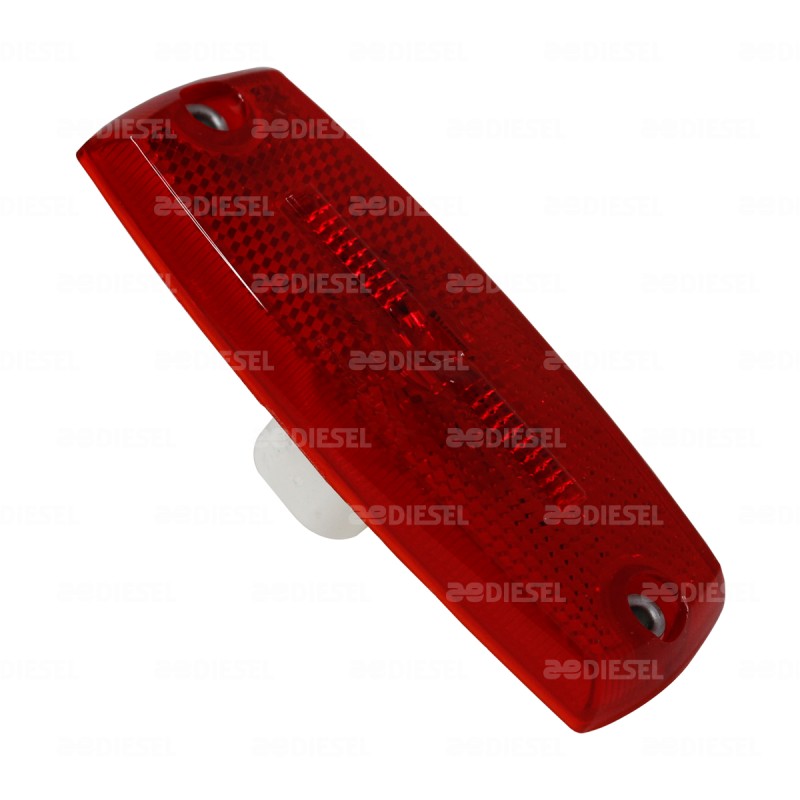 PLAFÓN 12V/24V LED LATERAL ROJO BUSSCAR