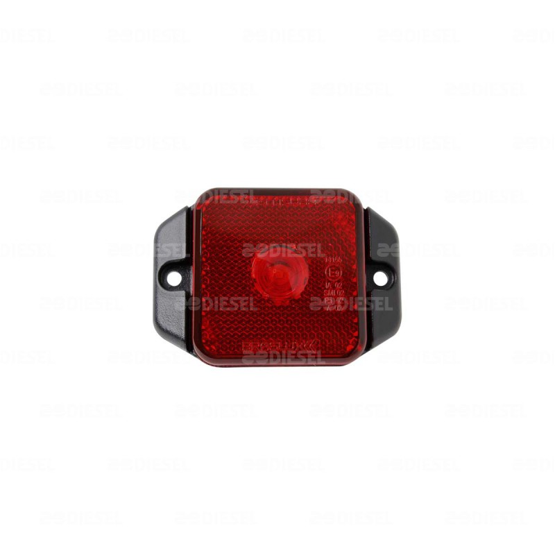 PLAFÓN 12V/24V LED LATERAL ROJO