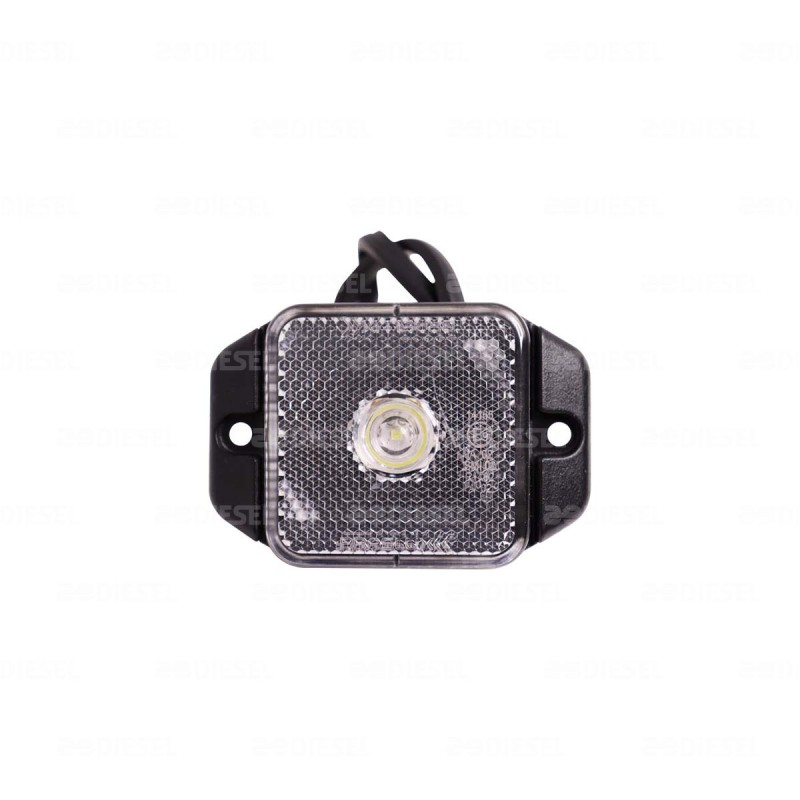 PLAFÓN 12V/24V LED FRONT MICA CRISTAL
