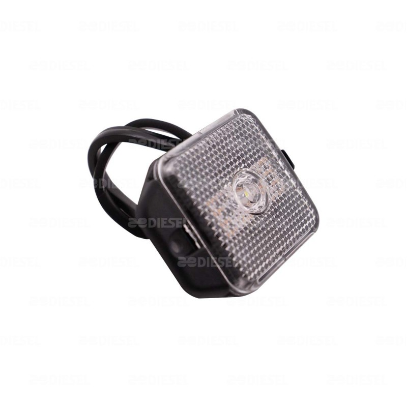 PLAFÓN 12V/24V LED FRONT MICA CRISTAL
